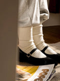 Retro chunky wool socks