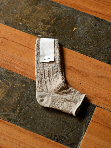 Knitted half-length socks