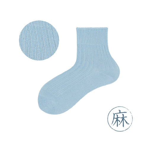 Ramie Thick Needle Middle Socks