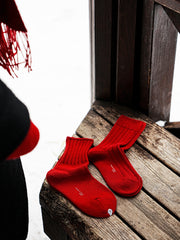 Red socks for 2025 new year