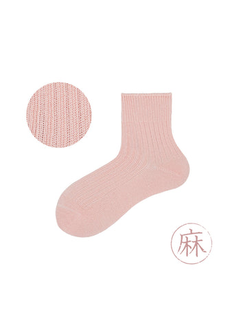 Ramie Thick Needle Middle Socks